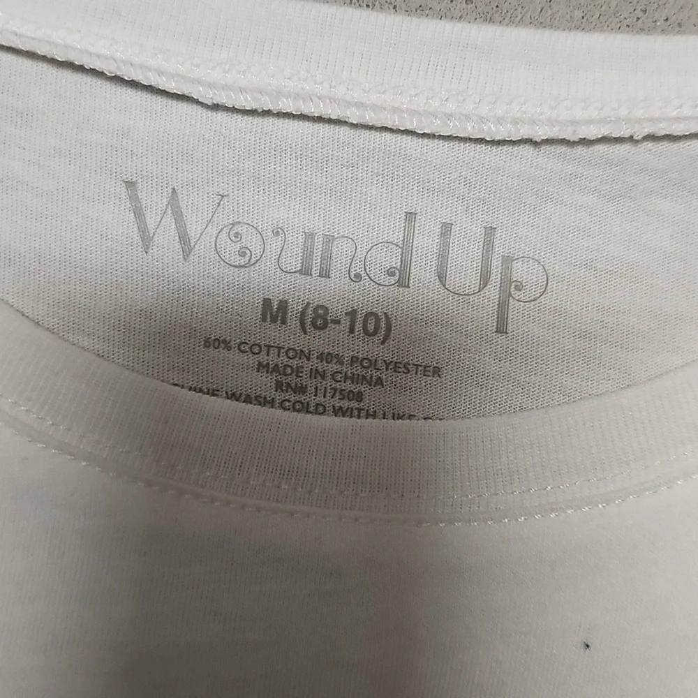 Nwt White Womens 'Dear Santa STOP Judging Me' Graphic Tee #18 - Picture 3 of 3